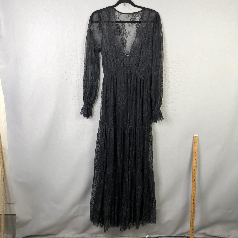 Baltic Born Black Lace Maxi Dress